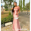 One Shoulder Mermaid Maxi Long Wedding Guest Bridesmaid Dresses, BD3400