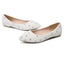 New Arrival White Pearl Sparkling Diamond Flat Shoes Wedding Shoes Flat Evening Shoes