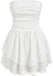 Sexy White Sweetheart Sleeveless A-Line Mini Dresses/ Homecoming Dresses, PD3656