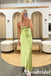 Sexy Soft Satin Spaghetti Straps Sleeveless Mermaid Maxi Prom Dress With Applique, PD4010