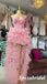 High Low Sweetheart Candy-Pink Tulle Long Prom Dress Formal PD3994