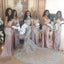Custom Spaghetti Strap Mermaid Split Simple Sexy Bridesmaid Dress, Wedding Party Dresses , WG232