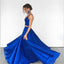 Charming Two Pieces Royal Blue Prom Dress, Sexy Party Dresses, Newest Prom Dresses, PD0441
