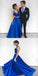 Charming Two Pieces Royal Blue Prom Dress, Sexy Party Dresses, Newest Prom Dresses, PD0441 - SposaBridal