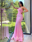 Sexy Jersey Sweetheart Sleeveless Mermaid Long Prom Dresses With Trailing PD3629