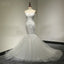 Sweetheart Lace Sexy Mermaid Lace Up Tulle Wedding Party Dresses, WD0028