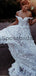 A-line Off the Shoulder Lace Country Modest Wedding Dresses WD0402