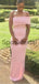 Charming Pink Mermaid Popular Long Bridesmaid Dresses WG875