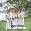 Cheap Long Fulle Lace V-Neck Open Back Tight Elegant Popular Bridesmaid Dresses,WG316