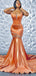 Custom Strapsless Modest Mermaid Long Prom Dresses PD2369