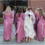 Long Sleeves Different Styles Elegant V-Neck Cheap Bridesmaid Dresses For Wedding, WG19