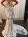 Mermaid Spaghetti Straps Beach Long Modest Wedding Dresses WD0550