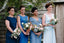 Mismatched Simple Blue Jersey Custom Beach Long Bridesmaid Dresses WG818