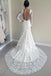 Lace Custom Made Open Back Most Popular Trumpet Silhouette Wedding Dresses,  WD0228