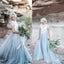 Charming Top Lace Short Sleeves Wedding Dresses, Fashion Popular Bridal Dress, Prom Dress, PD0452 - SposaBridal
