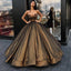 Sweetheart Elegant A-line Ball Gown, Beaded Princess Prom Dresses, PD0764